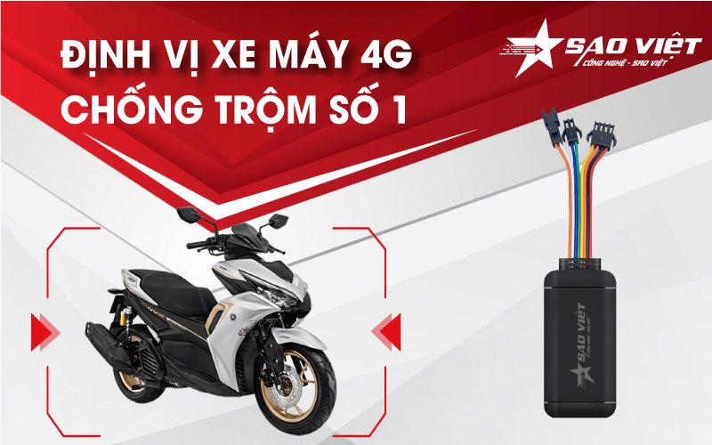 Định vị xe máy 4G sao việt