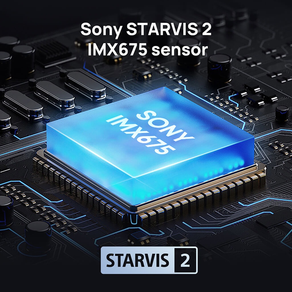 70mai S500 cảm biến hình ảnh sony starvis 2 imx675